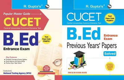 CUCET : B.Ed. (Bachelor Of Education) Entrance Exam Guide & Previous Years' Papers (Solved)(Paperback, RPH Editorial Board)