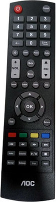Akshita Compatible For AK 839 LCD LED TV Remote Control ( Chake Image With Old Remote ) AOC Remote Controller(Black)
