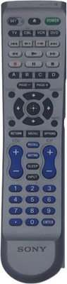 Akshita RM-VZ220 TV Compatible For TV DVD CBL & VCR Universal Remote Control SONY Remote Controller(Black)
