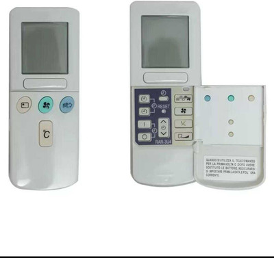 Savaliya Enterprise AC Remote Compatible For  AC HITACHI WITH FLAP Remote Controller(White)