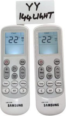 Akshita AC Compatible For Samsung Ac Remote Control *With Backlight* Generic Remote Controller(White)