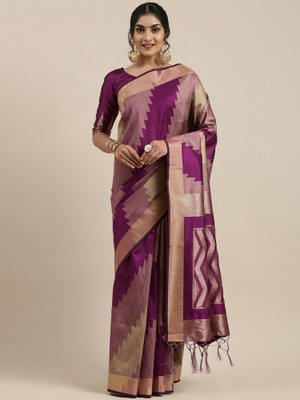 Ratnavati Self Design Bollywood Georgette Saree(Magenta)