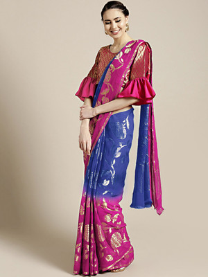 64% OFF on CHHABRA 555 Woven Banarasi Georgette Saree(Pink) 64% OFF on CHHABRA 555 Woven Banarasi Georgette Saree(Pink)
