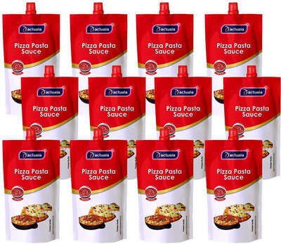 AACTUALA Pack of 12 (80g Each) Pizza Pasta Sauces(12 x 80 g)