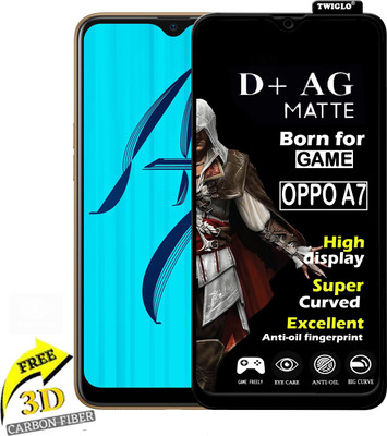 TWIGLO Edge To Edge Tempered Glass for OPPO A7(Pack of 1)