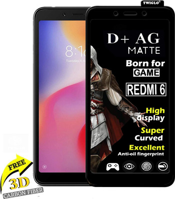 TWIGLO Edge To Edge Tempered Glass for Mi Redmi 6(Pack of 1)
