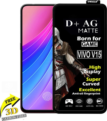 TWIGLO Edge To Edge Tempered Glass for VIVO V15(Pack of 1)