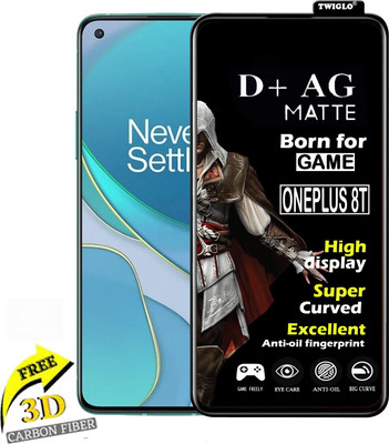 TWIGLO Edge To Edge Tempered Glass for ONEPLUS 8T(Pack of 1)