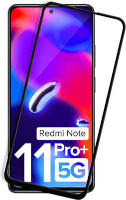 HUPSHY Edge To Edge Tempered Glass for Redmi Note 11 Pro +, Redmi Note 11 Pro Plus(Pack of 1)