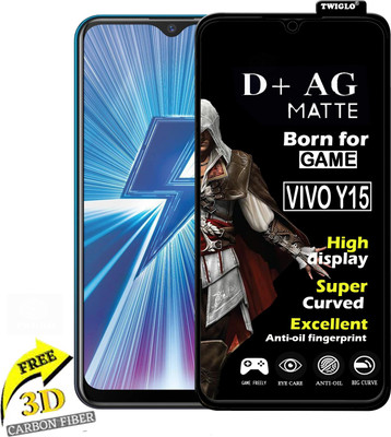TWIGLO Edge To Edge Tempered Glass for VIVO Y15(Pack of 1)