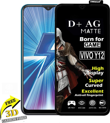 TWIGLO Edge To Edge Tempered Glass for VIVO Y12(Pack of 1)