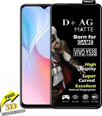 TWIGLO Edge To Edge Tempered Glass for VIVO Y53S(Pack of 1)