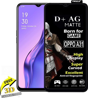 TWIGLO Edge To Edge Tempered Glass for OPPO A31(Pack of 1)