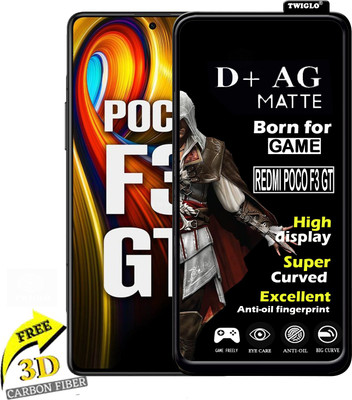 TWIGLO Edge To Edge Tempered Glass for REDMI POCO F3 GT(Pack of 1)