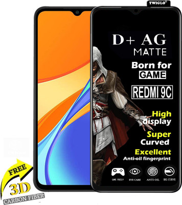 TWIGLO Edge To Edge Tempered Glass for REDMI 9C(Pack of 1)