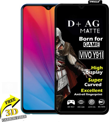 TWIGLO Edge To Edge Tempered Glass for VIVO Y91I(Pack of 1)