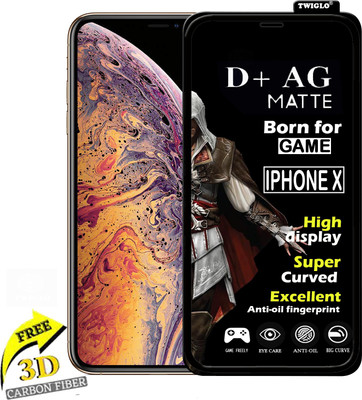 TWIGLO Edge To Edge Tempered Glass for Apple iPhone X(Pack of 1)
