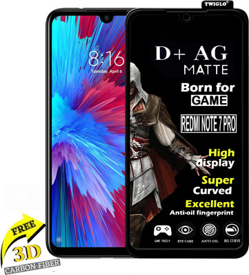 TWIGLO Edge To Edge Tempered Glass for REDMI NOTE 7 PRO(Pack of 1)