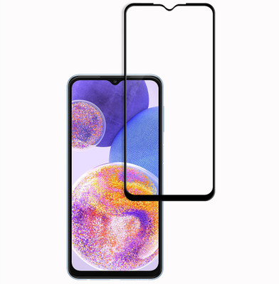 HUPSHY Edge To Edge Tempered Glass for SAMSUNG Galaxy A23(Pack of 1)