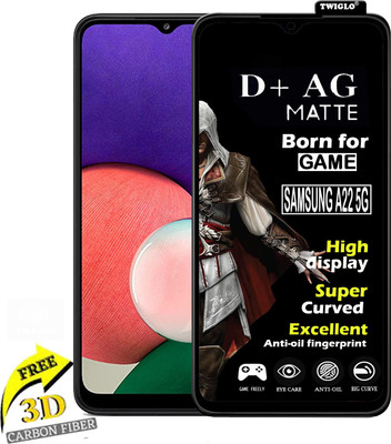 TWIGLO Edge To Edge Tempered Glass for SAMSUNG A22 5G(Pack of 1)