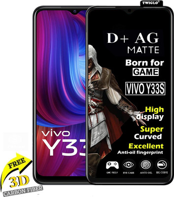 TWIGLO Edge To Edge Tempered Glass for VIVO Y33S(Pack of 1)