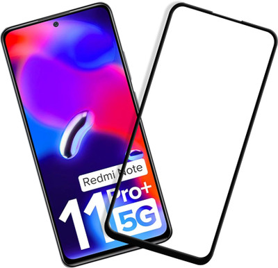 HUPSHY Edge To Edge Tempered Glass for Redmi Note 11 Pro +, Redmi Note 11 Pro Plus(Pack of 1)