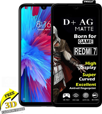 TWIGLO Edge To Edge Tempered Glass for REDMI 7(Pack of 1)