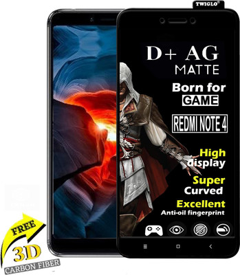 TWIGLO Edge To Edge Tempered Glass for Mi Redmi Note 4(Pack of 1)