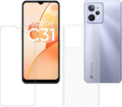 Ten To 11 Front and Back Screen Guard for Realme C31(Pack of 2)