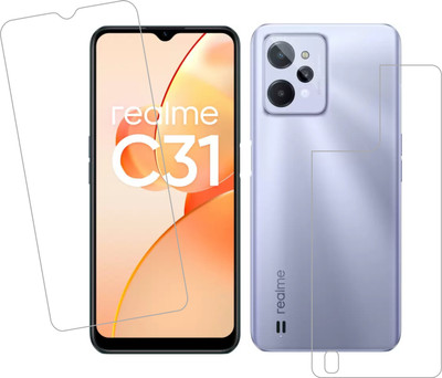 Ten To 11 Front and Back Screen Guard for Realme C31(Pack of 2)