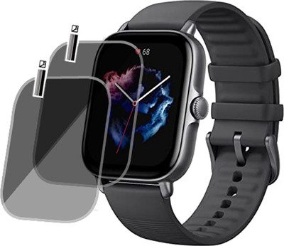 XAZE Screen Guard for Amazfit GTS 3 smart watch screen guard(Pack of 2)