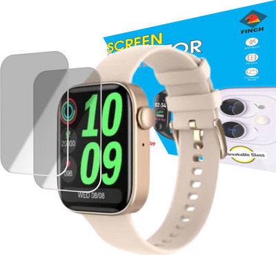 FINCH Screen Guard for Fire Boltt Ring 2 Smartwatch(Pack of 2)