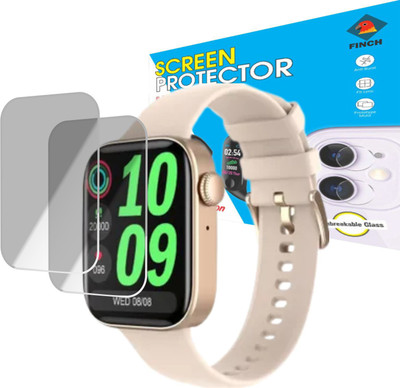 FINCH Screen Guard for Fire Boltt Ring 2 Smartwatch(Pack of 2)