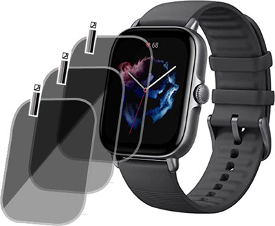 XAZE Screen Guard for Amazfit GTS 3 smart watch screen guard(Pack of 3)