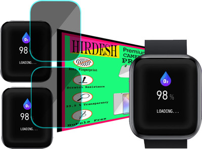 hirdesh Screen Guard for FIRE-BOLTT NINJA (SPo2)(Pack of 2)