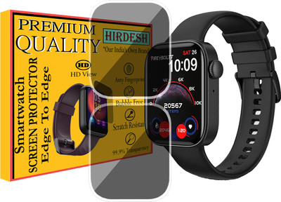 hirdesh Screen Guard for Fire-Boltt Ring 2 Bluetooth Calling(Pack of 2)
