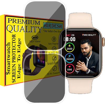 hirdesh Screen Guard for Fire-Boltt Ring 2 Bluetooth Calling(Pack of 2)
