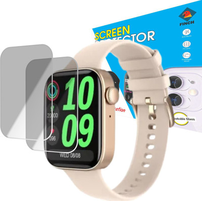 FINCH Screen Guard for Fire Boltt Ring 2 Smartwatch(Pack of 2)