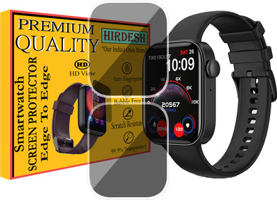 hirdesh Screen Guard for Fire-Boltt Ring 2 Bluetooth Calling.(Pack of 2)