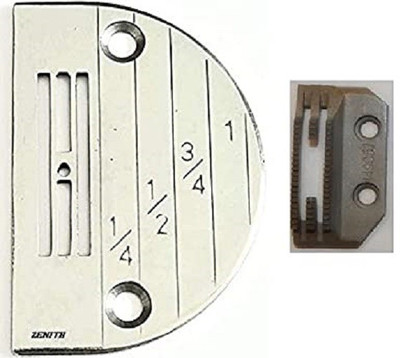ZENITH Combo of E-16 Needle Plate with Feed for Industrial Sewing Machines Sewing Needle Plate