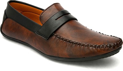 FENTACIA Loafers For Men(Brown)