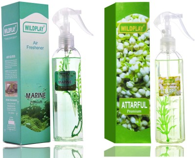 Wildplay Attarful & Marine Room Air Freshener Spray(2 x 125 ml)