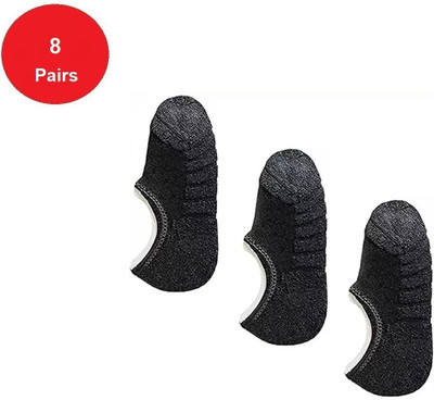 FATON Men Solid Ankle Length(Pack of 8)