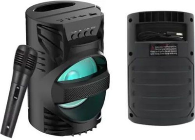 Clairbell NYZ_726N_LZ 4104||WS-04|| Karaoke Speaker With Mic compatiable With smartphones 15 W Bluetooth Tower Speaker(Black, Stereo Channel)