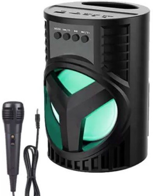 GUGGU OYO_681G_LZ 4103||WS-03|| Karaoke Speaker With Mic compatiable With smartphones 15 W Bluetooth Tower Speaker(Black, 4.1 Channel)