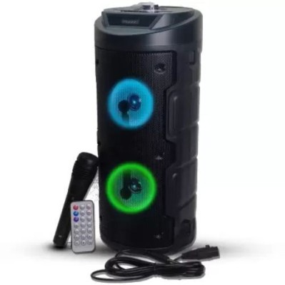 ROAR NZZ_672S_ZQS 4210 Karaoke Speaker With Mic Super Bass Bluetooth Wireless Speaker 15 W Bluetooth Tower Speaker(Black, 4.1 Channel)