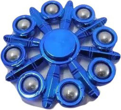 Offer99 8 Ball Blue Color Chrome edition Ultra High Speed Metal Fidget Spinner B1(Blue)