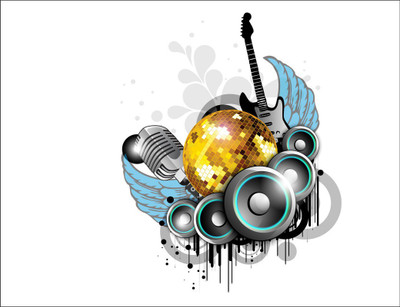 Vijaya enterprises 91 cm Decorative Guitar Wall Stickers for Music Lovers Size By [71x91cm] Self Adhesive Sticker(Pack of 1)
