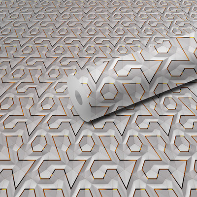 WallDaddy 299.72 cm L-Mobile Texture Self Adhesive Sticker(Pack of 1)