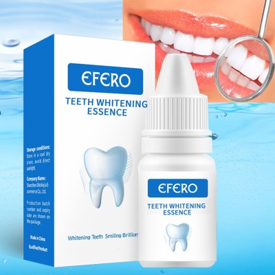 EFERO Whitening Liquid Set Cotton Swab Remove Smoke Stains Coffee Stains Dental Teeth Whitening Kit